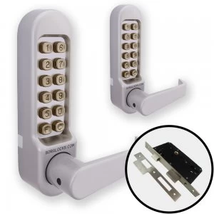 Image of Borg 5453 Combination Both Sides Flat Handles + Euro Lock Case