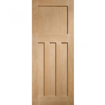 Image of XL Joinery DX 1930s Edwardian 4 Panel Fully Finished Oak Internal Door - 1981mm x 686mm (78 inch x 27 inch)