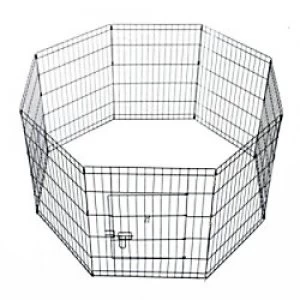 Image of PawHut Pet Cage Black 610 mm x 610 mm