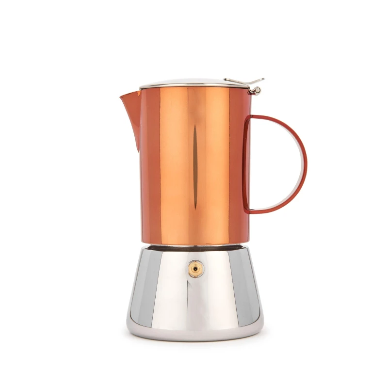 Image of La Cafetiere Stainless Steel Espresso Coffee Maker Copper