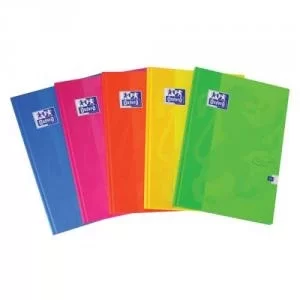 Image of Oxford Touch Hardback Casebound Notebook A4 Assorted Pack of 5