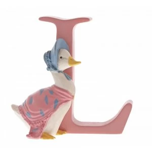 Image of Letter L Jemima Puddle-Duck Figurine