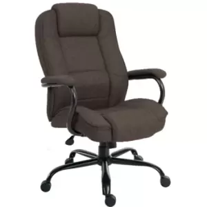 Image of Teknik Goliath Duo Bark Brown Fabric Office Chair