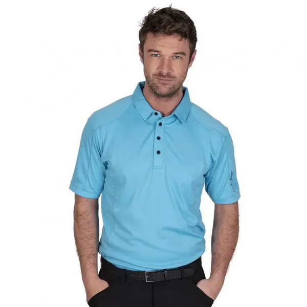 Image of ISLAND GREEN - MENS POLOSHIRT TURQUOISE 3X-Large