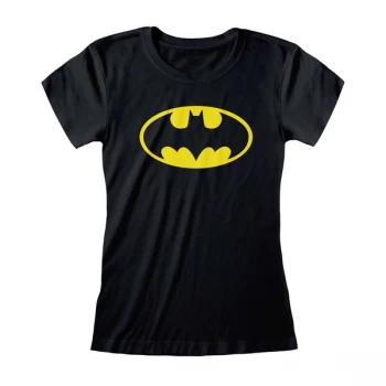 Image of Batman - Logo Womens Small T-Shirt - Black