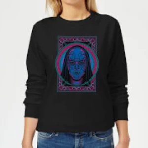 Image of Harry Potter Death Mask Womens Sweatshirt - Black - S