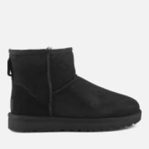 Image of UGG Womens Classic Mini II Sheepskin Boots - Black - UK 4