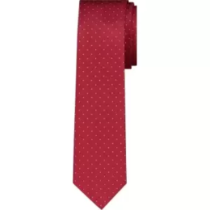 Image of Calvin Klein Classic Dot Tie - Red