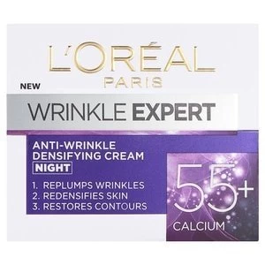 Image of LOreal Paris Wrinkle Expert 55+ Night Cream 50ml