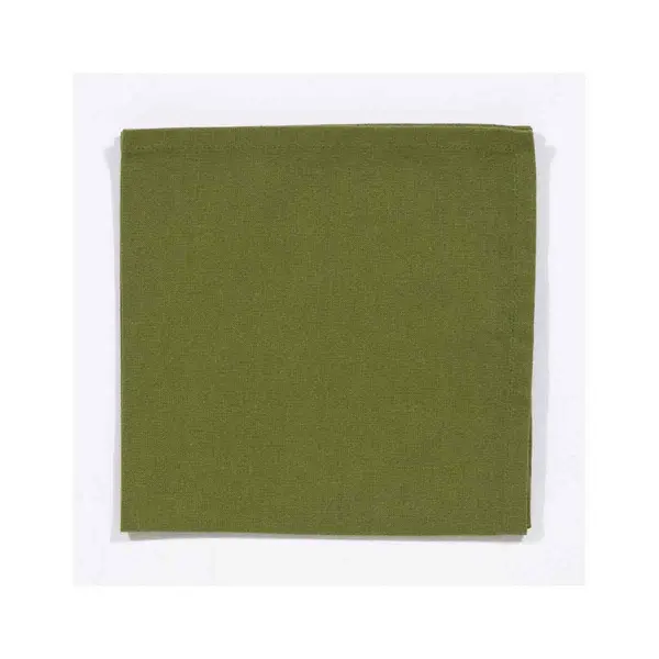 Image of Esselle Avon 100% Cotton Olive Colour Napkins, Set Of 2