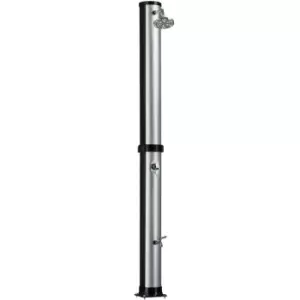 Image of Solar shower Orinoco 38l - shower, shower head, camping shower - black/silver - black/silver