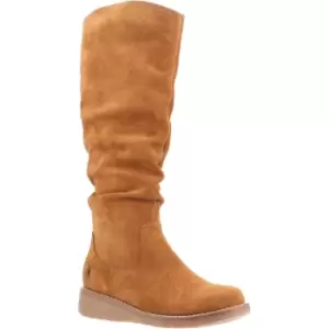 Image of Hush Puppies Womens Lucinda Suede Zip Up Memory Foam Boots UK Size 8 (EU 42)