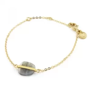 Image of Ladies Lola Rose Gold Plated Labradorite Bassa Mini Bracelet