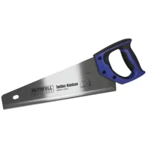 Image of Toolbox Hardpoint Handsaw 350mm (14in) 16 tpi - Faithfull