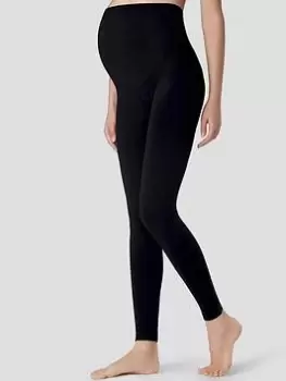 Image of TLC Sport Performance Over Bump Maternity Legging - Black, Size 2XL, Women