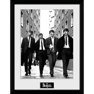 Image of The Beatles In London Portrait Framed 16x12 Photographic Print