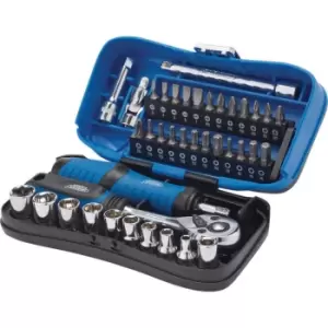 Image of Draper Expert 39 Piece 1/4" Drive Socket and Screwdriver Bit Set 1/4"