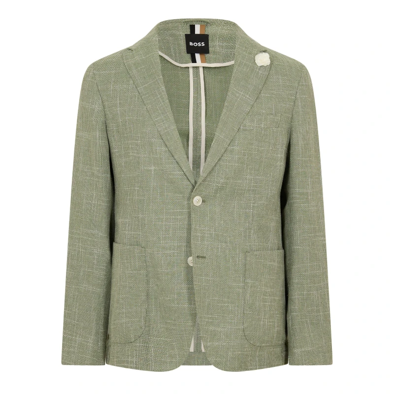 Image of Boss Mens HBB C Hanry Suit Jacket Medium Green male 38 (48)