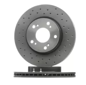 Image of BREMBO Brake disc HONDA 09.A455.1X 45251S7AE10,45251S7AE11,45251SMGE30 Brake rotor,Brake discs,Brake rotors 45251SMGE31,45251SMGG10,45251SMGG11
