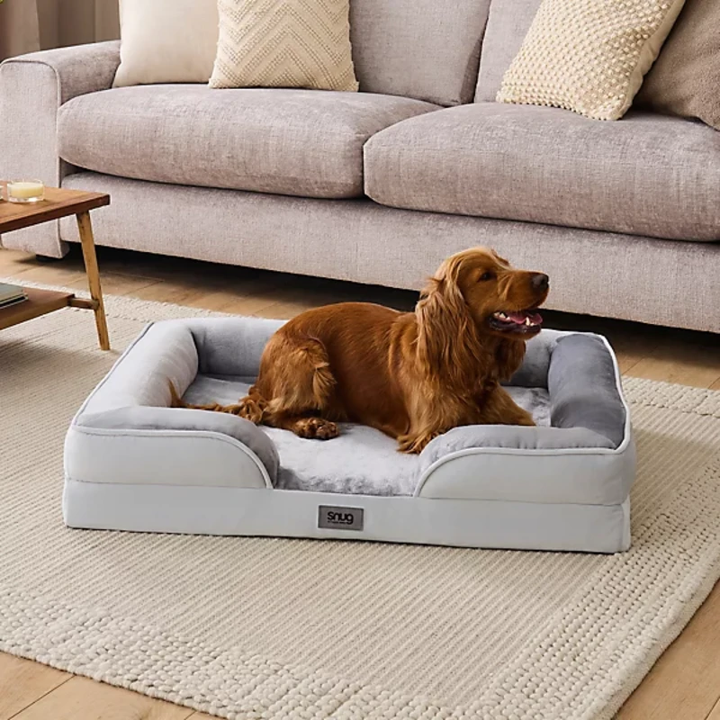 Image of Snug Snug Orthopedic Grey Pet Bed-Extra Large