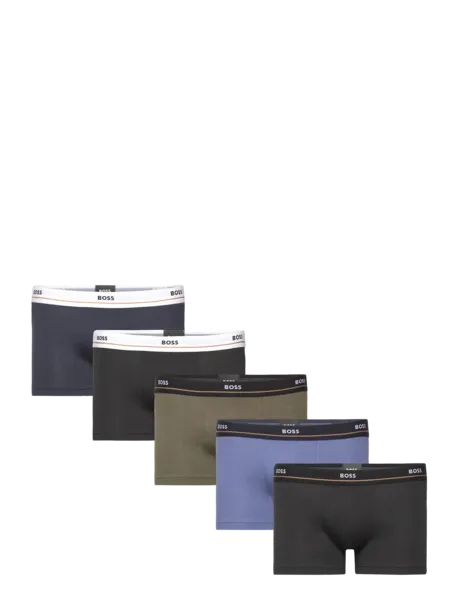 Image of BOSS Bodywear Essential Cotton-Blend 5-Pack Boxer Shorts - S Multi Underwear and Nightwear male 50508889-984 S