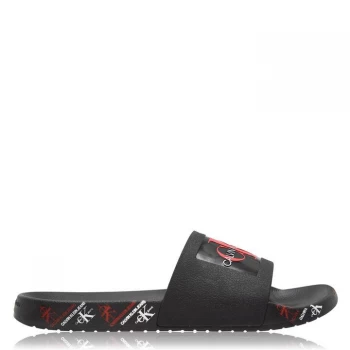 Image of Calvin Klein Jeans Varen Pool Sliders - Black