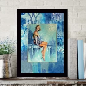 Image of SC014547037 Multicolor Decorative Framed MDF Painting