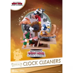 Image of Disney Mickey Mouse D-Stage PVC Diorama Clock Cleaners 15 cm