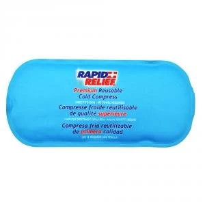 Image of Rapid Relief Premium Reusable Cold Compress 5" x 11" Blue Ref
