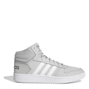 Image of adidas Hoops 2.0 Mid Mens Basketball Shoes - White