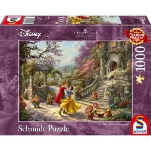 Image of Thomas Kinkade Disney Snow White - Dancing with the Prince 1000 Piece Jigsaw Puzzle