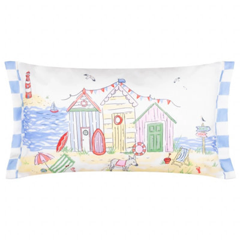 Image of Furn. Beach Huts Rectangular Outdoor Cushion