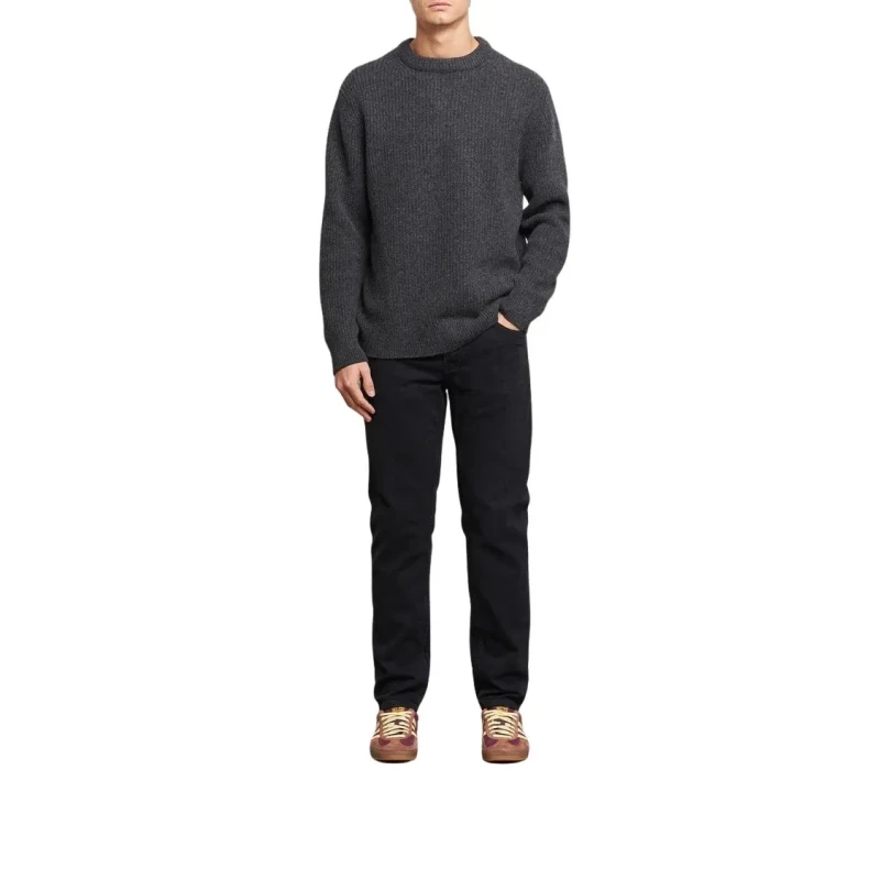 Image of Nudie Jeans Sweater Nudie Jeans August Bleu Male S