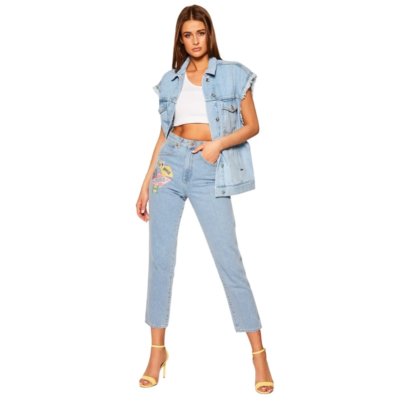 Image of Wrangler Womens jeans Wrangler Mom Bleu Female 26x32