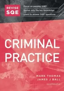 Image of Revise SQE Criminal Practice : SQE1 Revision Guide