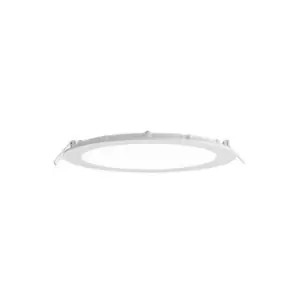 Image of Saxby Siriodisc - Integrated LED Recessed Light Matt White, Frosted Acrylic