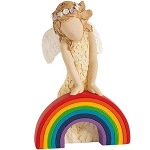 Image of More Than Words Love And Hope Rainbow Figurine 9616