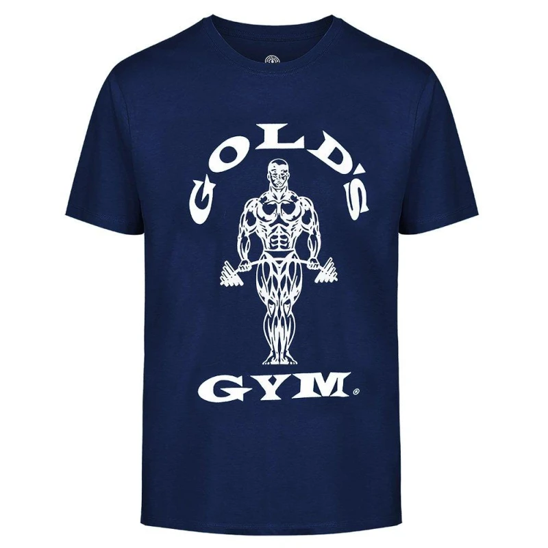 Image of Golds Gym Gym Muscle Joe T Shirt Mens - Blue Blue S