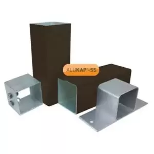 Image of Alukap Ss Post & Bracket Kit, (L)3M (W)60mm