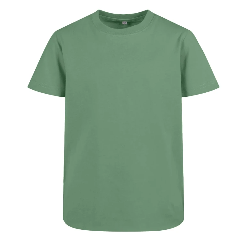 Image of Build Your Brand Basic 2.0 T-Shirt in Olive Size: 4-6 Years Olive Unisex 4-6 Years