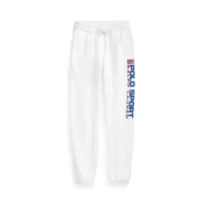 Image of Polo Ralph Lauren Side Logo Joggers - White