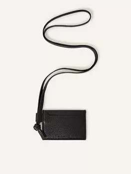 Image of Accessorize Lanyard Card Holder, Black, Women