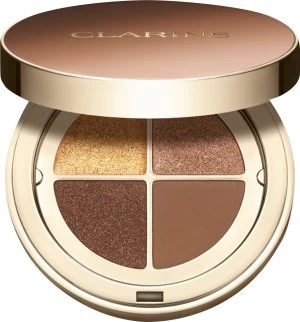 Image of Clarins Ombre 4 Colour Eyeshadow Palette 4.2g 04 - Brown Sugar Gradation