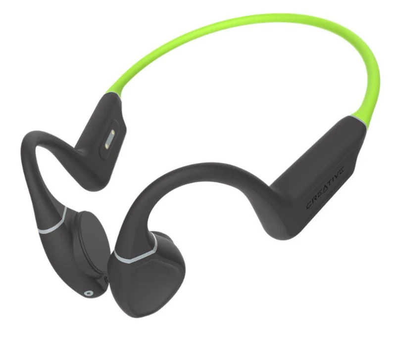 Image of Creative Labs Creative Labs Outlier FREE Plus Headset Wireless Neck-band Sports Bluetooth Black, Green 51EF1080AA002
