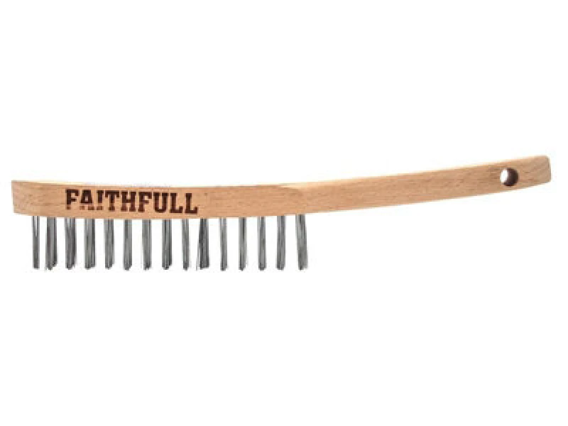 Image of Faithfull Lightweight Scratch Brush Four Row Fai5804F