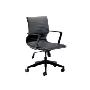Image of Jemini Sosa Executive Chair Polyurethane Black KF72670 KF72670