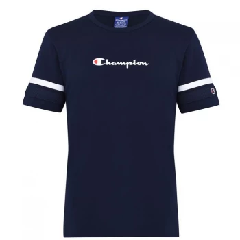 Image of Champion Woven T Shirt - Navy BS538