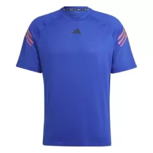 Image of adidas 3 Stripe T-Shirt Mens - Blue