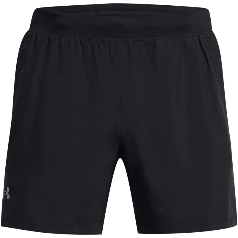 Image of Under Armour Launch 5 Sweat Shorts Black/Reflective XL
