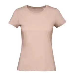 Image of B&C Womens/Ladies Favourite Organic Cotton Crew T-Shirt (S) (Millennial Pink)